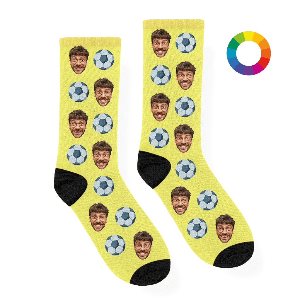 Voetbal Sokken met Eigen Foto - Social - Gift.nl