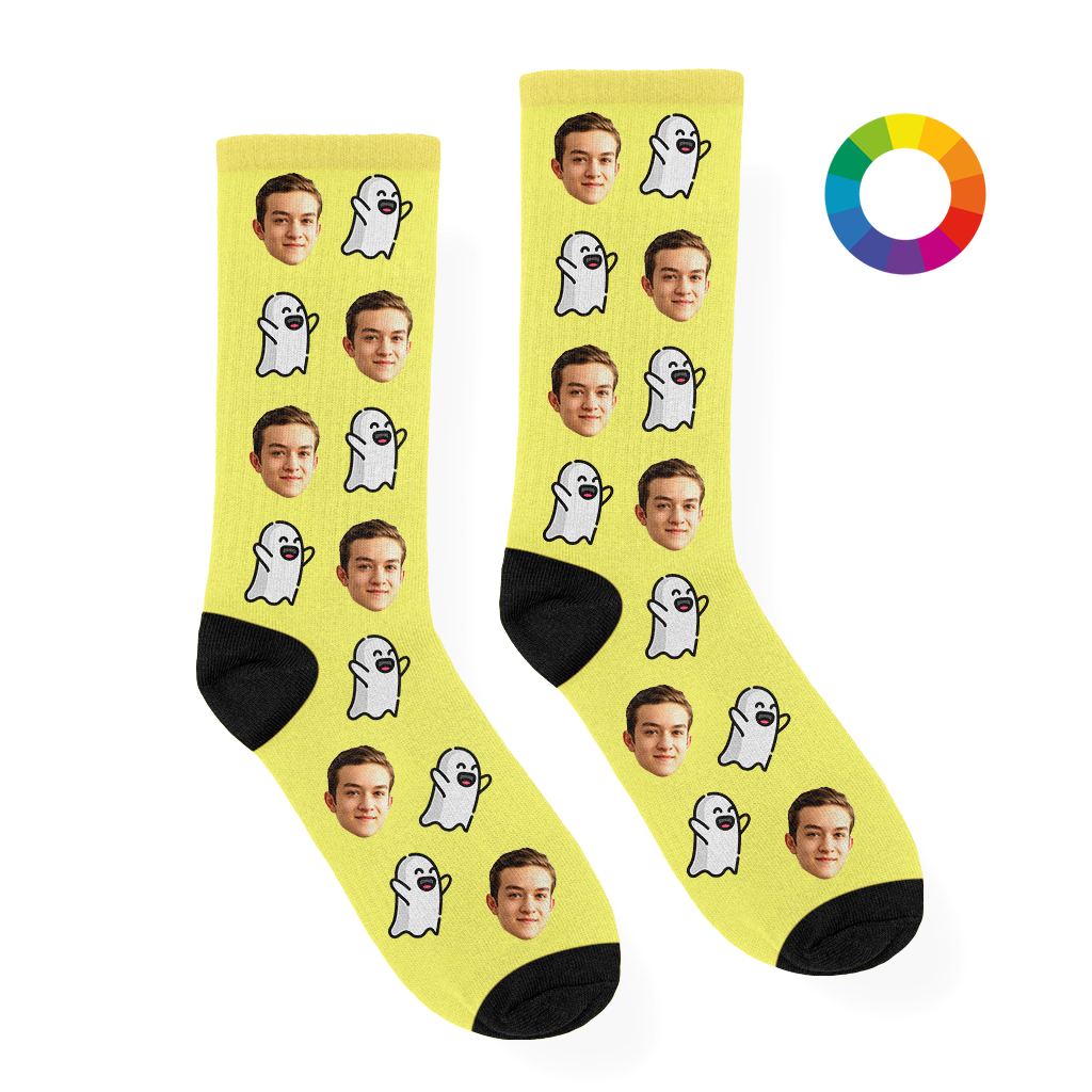 Halloween Spook Sokken met Eigen Foto