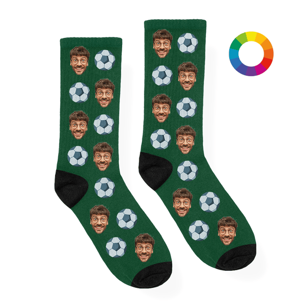 Voetbal Sokken met Eigen Foto - Social - Gift.nl