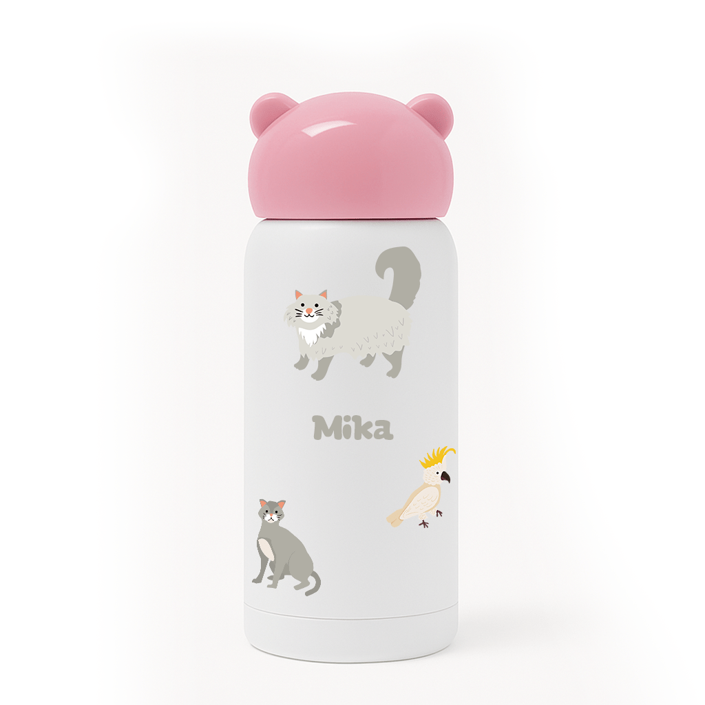Thermosfles Roze | 320ml - Social - Gift.nl